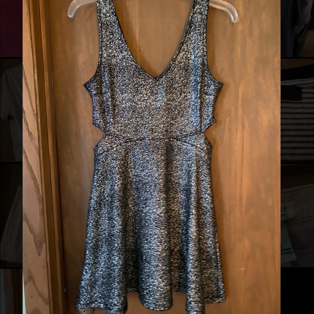 Gold and Black Dress